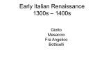 Early Italian Renaissance