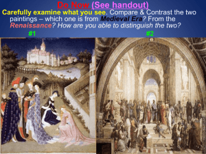 Medieval & Renaissance Compared