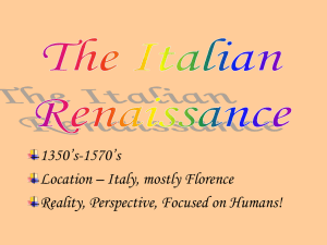 RA - Italian Ren Presentaion