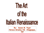 more renaissance art - SeymourSocialStudiesDepartment