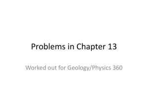 Problems in Chapter 13