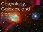 Cosmology, galaxies, stars and the sun