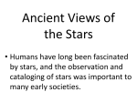 Ancient Views of the Stars