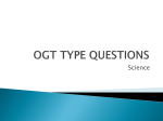 OGT TYPE QUESTIONS