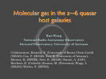 Molecular gas in z~6 quasar host galaxies