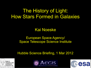 Star formation in galaxies over the last 10 billion