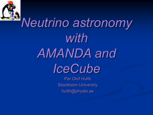 Science AMANDA and IceCube