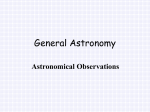 General Astronomy - Stockton University