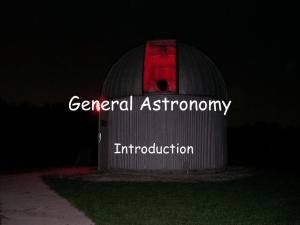 General Astronomy - Stockton University