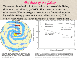 The Mass of the Galaxy - University of California, Berkeley