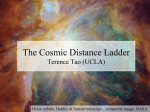 The cosmic distance ladder