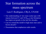 Masers and high mass star formation Claire Chandler