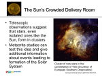 The Sun's Crowded Delivery Room