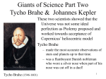 Tycho Brahe & Johannes Kepler