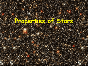 PowerPoint Presentation - 16. Properties of Stars