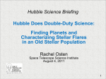 Hubble Does Double-Duty Science: Finding Planets and