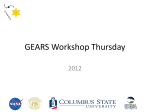 GEARS Workshop Monday - Georgia Southern University