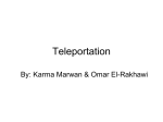 Teleportation - American University in Cairo