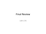 Final Review - PCHS SCIENCE