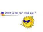 What is the sun look like