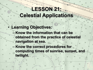 Determination of Latitude