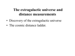 The extragalactic universe and distance measurements