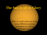 The Sun in all its Glory