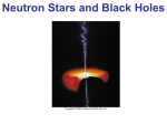 Neutron Stars & Black Holes