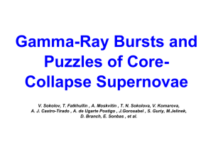 Gamma-Ray Bursts and Puzzles of Core