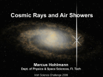 Introductory Presentation on Cosmic Rays