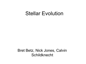 Stellar Evolution: 33.2
