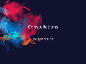 Constellations - Jolie McLaine`s Senior Project