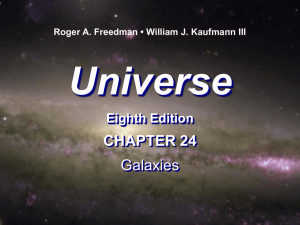 Universe 8e Lecture Chapter 24 Galaxies