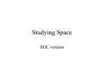 Studying Space
