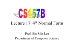 Lecture 17 - Department of Computer Science
