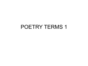 poetry terms 1 - apenglishoxford