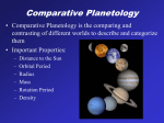 Solar System Formation - Madison Public Schools