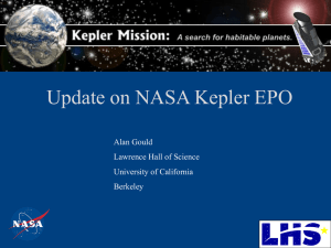 NASA Kepler EPO