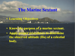 The Marine Sextant