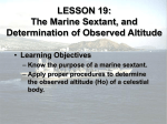The Marine Sextant