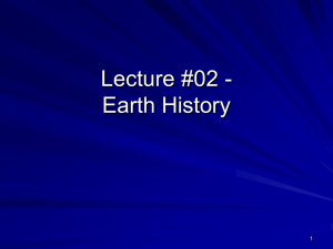 Introduction to Earthquakes EASA-193, Fall 2001 - Home