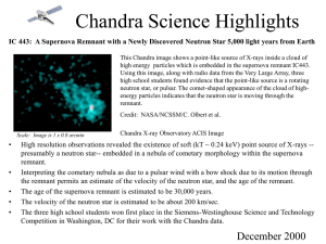 PowerPoint - Chandra X