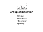 Group competition