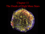 Ch.11 Massive star death