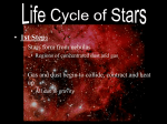 Life Cycle of Stars