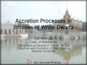 Accretion Processes of Binaries of White Dwarfs