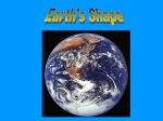 Earth`s Shape