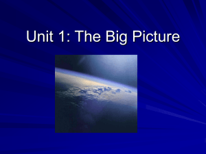 Unit 1: The Big Picture