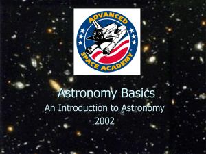 Astronomy Basics