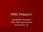 FERC Potpourri